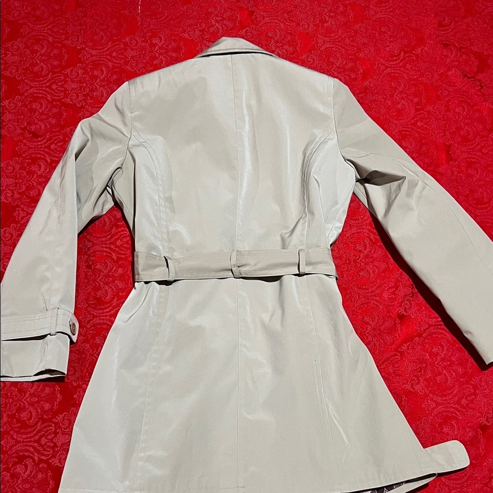 London Fog Women's Beige Trench Coat - Picture 6 of 9